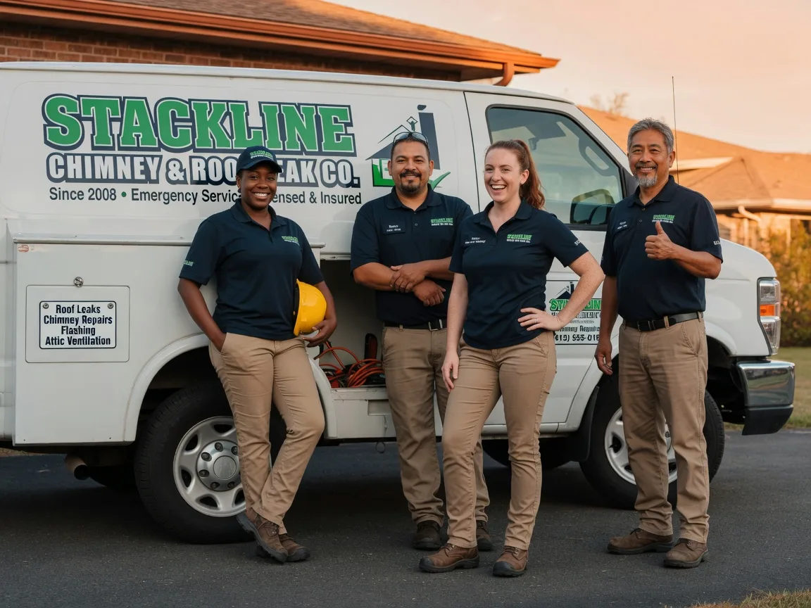 Chimney flashing repair company in Pickerel, WI